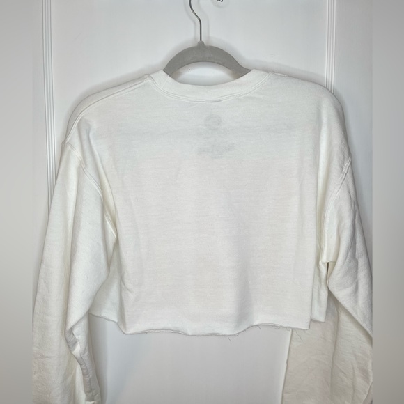 Miami Cropped Crewneck!🤍🧡 Size Small. - Picture 3 of 4